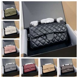With Box Designer Ladies Shoulder Bags Fashion Handbag Leather Chain Bag Luxurys Crossbody Bags Lady Designer Bags Plaid bag for gift