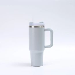 New 40 OZ Love Shack Fancy Floral Cups With Bow Cap Stainless Steel Tumblers with handle Lid and Straw Purple Stars Car Mugs Chocolate Gold Water Bottles 0409