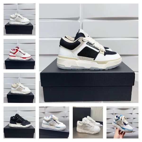 lace-up Bread Sneaker Shoes Luxury Designer Men Women Platform Shoes Mesh leather Stadium Hardware-logo Leather outdoors Trainers Sneakers Size 36-45
