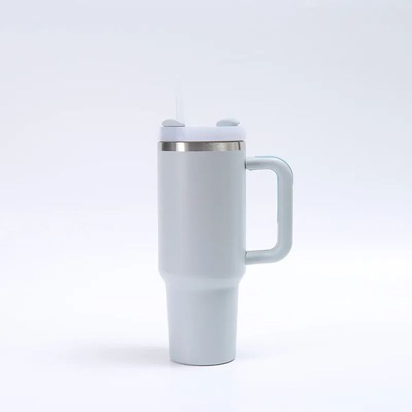 New 40 OZ Love Shack Fancy Floral Cups With Bow Cap Stainless Steel Tumblers with handle Lid and Straw Purple Stars Car Mugs Chocolate Gold Water Bottles 0409